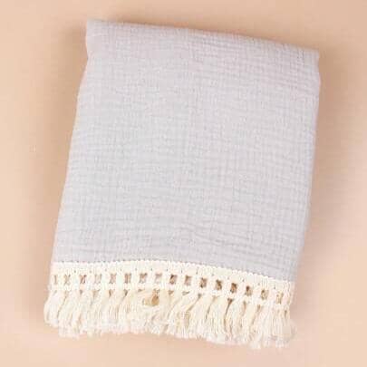 Couverture Bebe - BabyBlanket™ - Gris - Bebe Biscotte