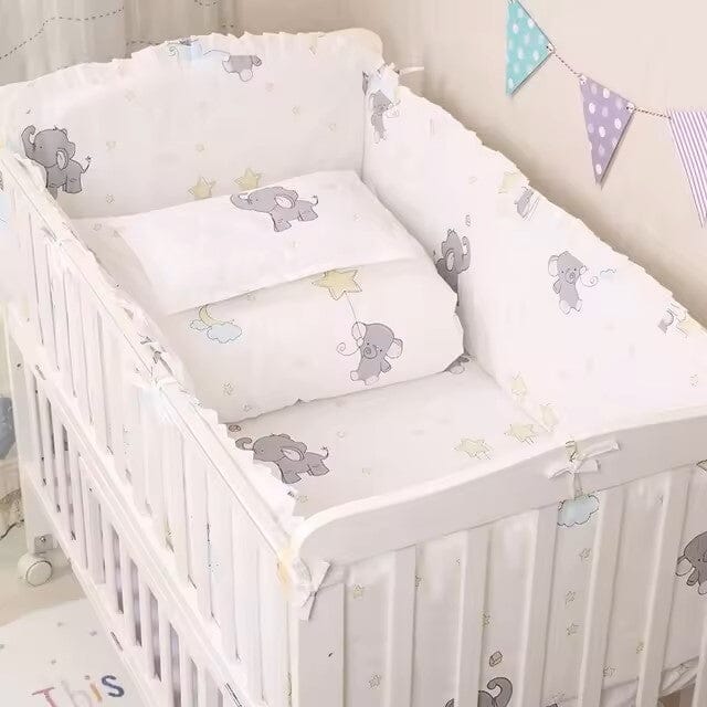 Linge de lit bebe - DouxSommeil™ - Éléphants - Bebe Biscotte