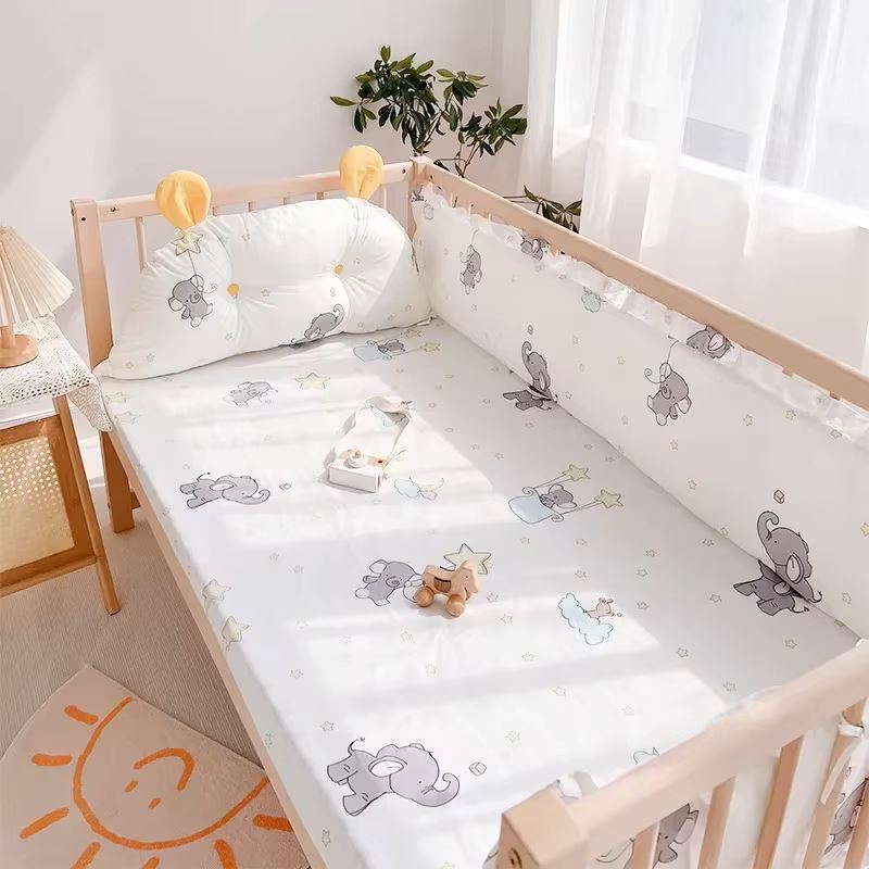 Linge de lit bebe - DouxSommeil™ - Éléphants - Bebe Biscotte